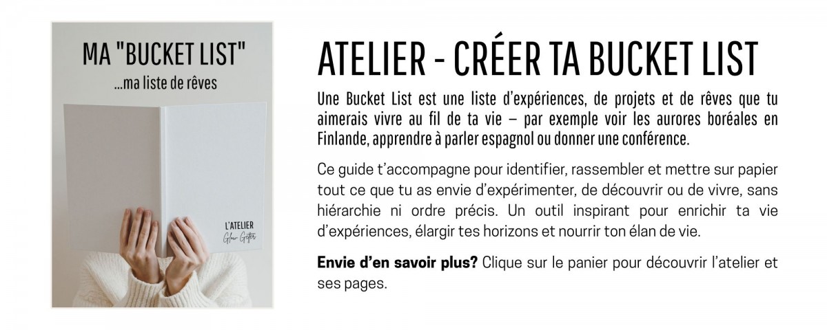 L'ATELIER TABLEAU DE VISUALISATION (VISION BOARD)